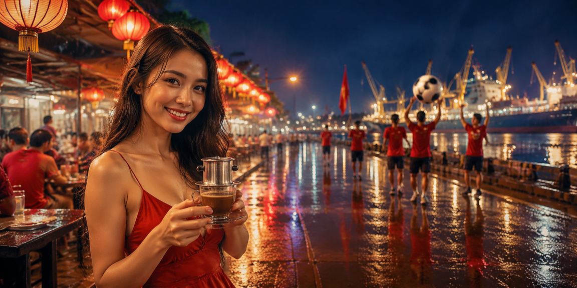 Người chơi Hải Phòng thư giãn tại quán cà phê và kiểm tra tài khoản giải thưởng casino