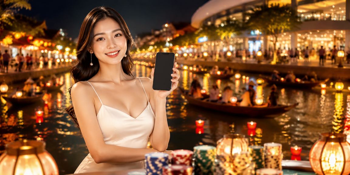 Không khí chợ đêm Hội An và chương trình đăng ký nhận bonus giải thưởng