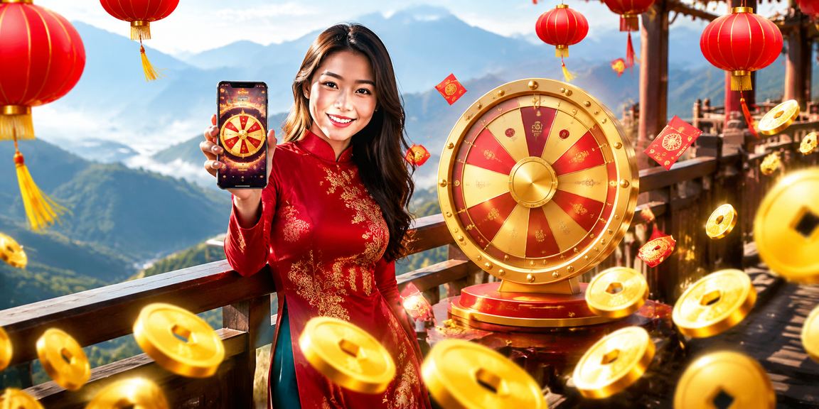 Người chơi tại Sapa tham gia chương trình lucky draw với không khí lồng đèn rực rỡ